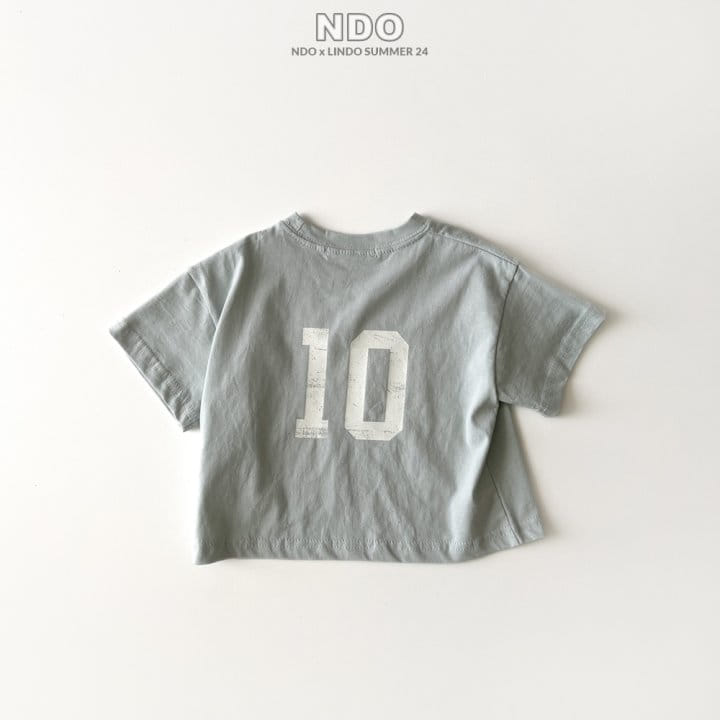 Lindo - Korean Children Fashion - #magicofchildhood - Number 10 Slit Tee - 6