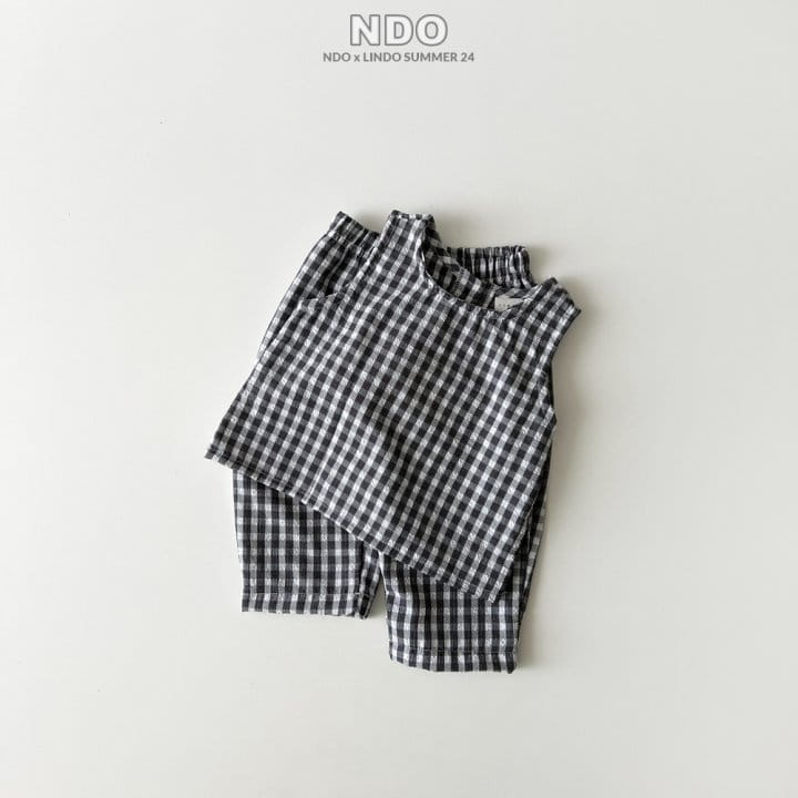 Lindo - Korean Children Fashion - #prettylittlegirls - Joy Check Top Bottom Set