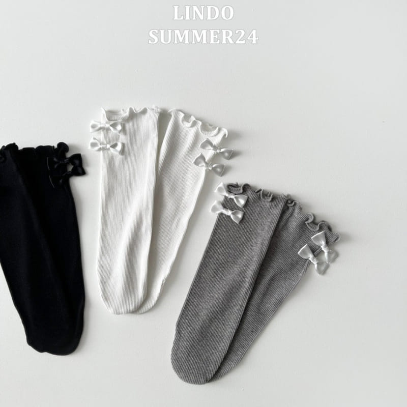 Lindo - Korean Children Fashion - #minifashionista - Ribbon Socks - 4