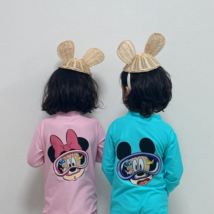 Little Rabbit - Korean Children Fashion - #childrensboutique - Swimming Goggles Rash Guard - 2