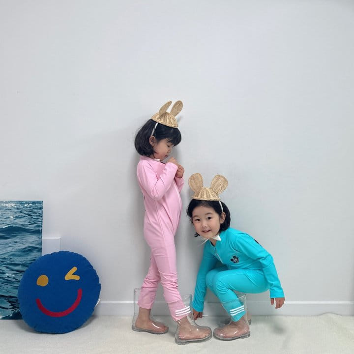 Little Rabbit - Korean Children Fashion - #kidsshorts - Swimming Goggles Rash Guard - 6