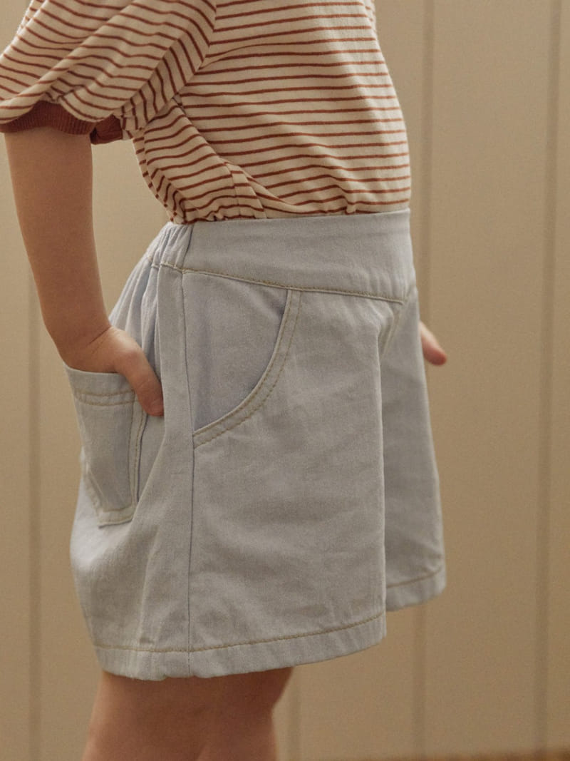 Lolobole - Korean Children Fashion - #childrensboutique - Denim Skirt Pants - 8