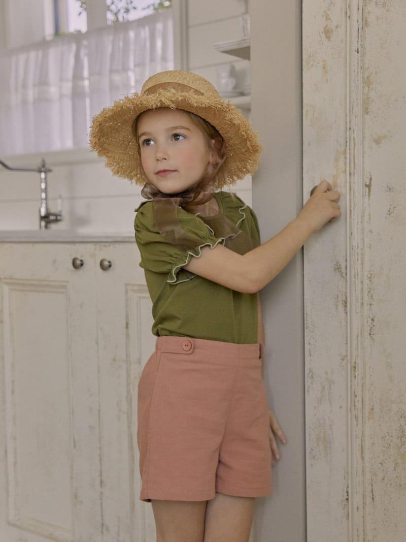 Lolobole - Korean Children Fashion - #designkidswear - Button Shorts - 6