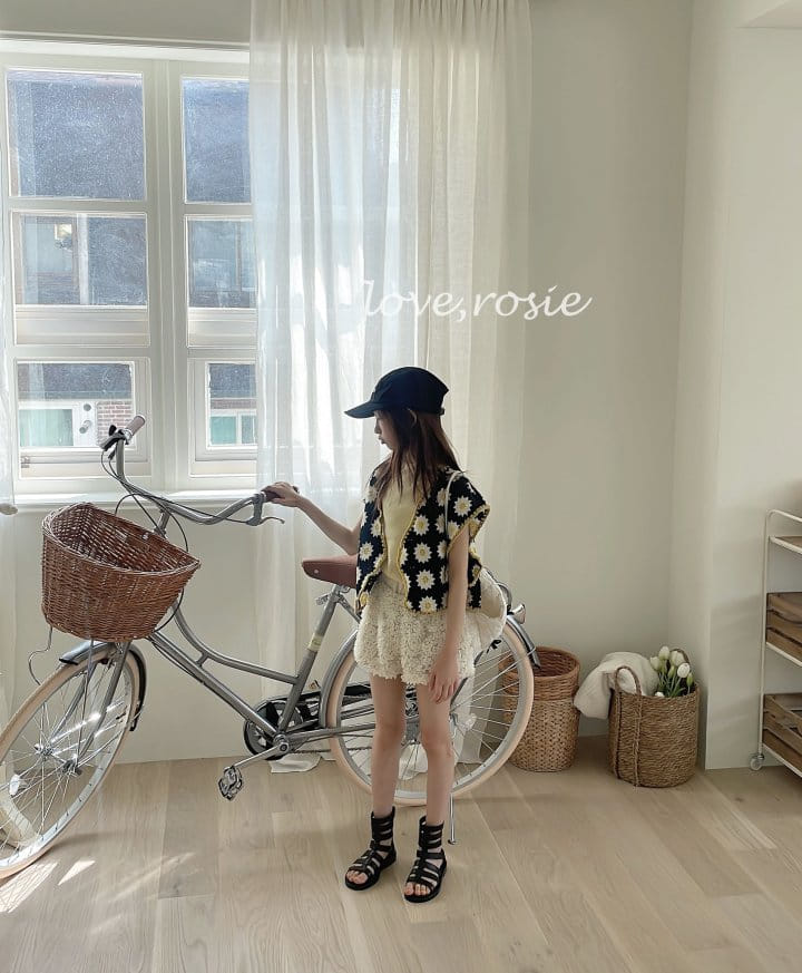 Love Rosie - Korean Children Fashion - #childrensboutique - Flower Lace Shorts  - 8