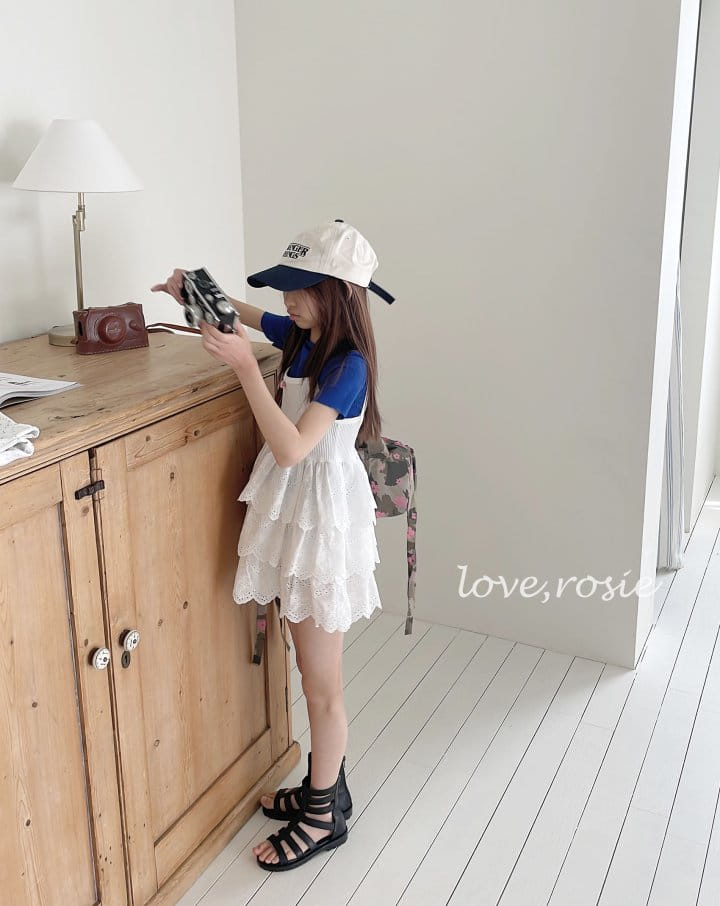 Love Rosie - Korean Children Fashion - #childofig - Eyelet Punching Kan Kan One-Piece  - 4