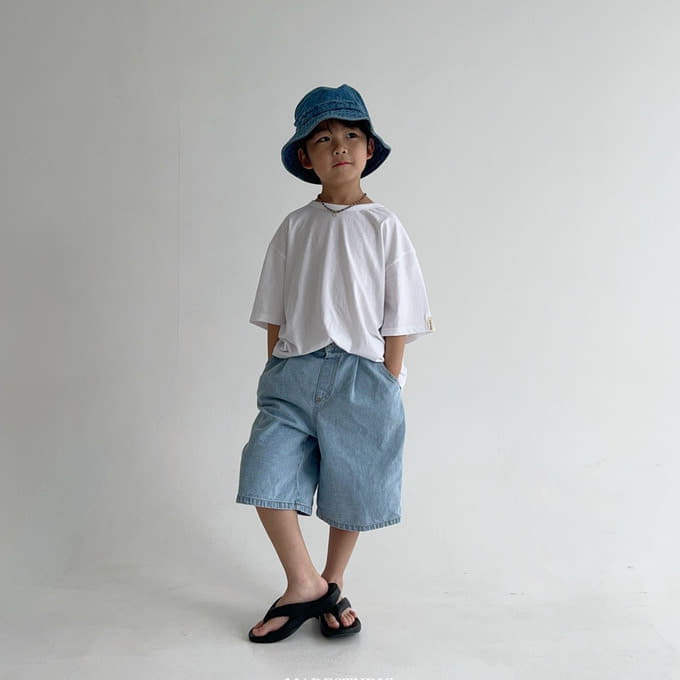 Made Studio - Korean Children Fashion - #childrensboutique - Half Denim Pants