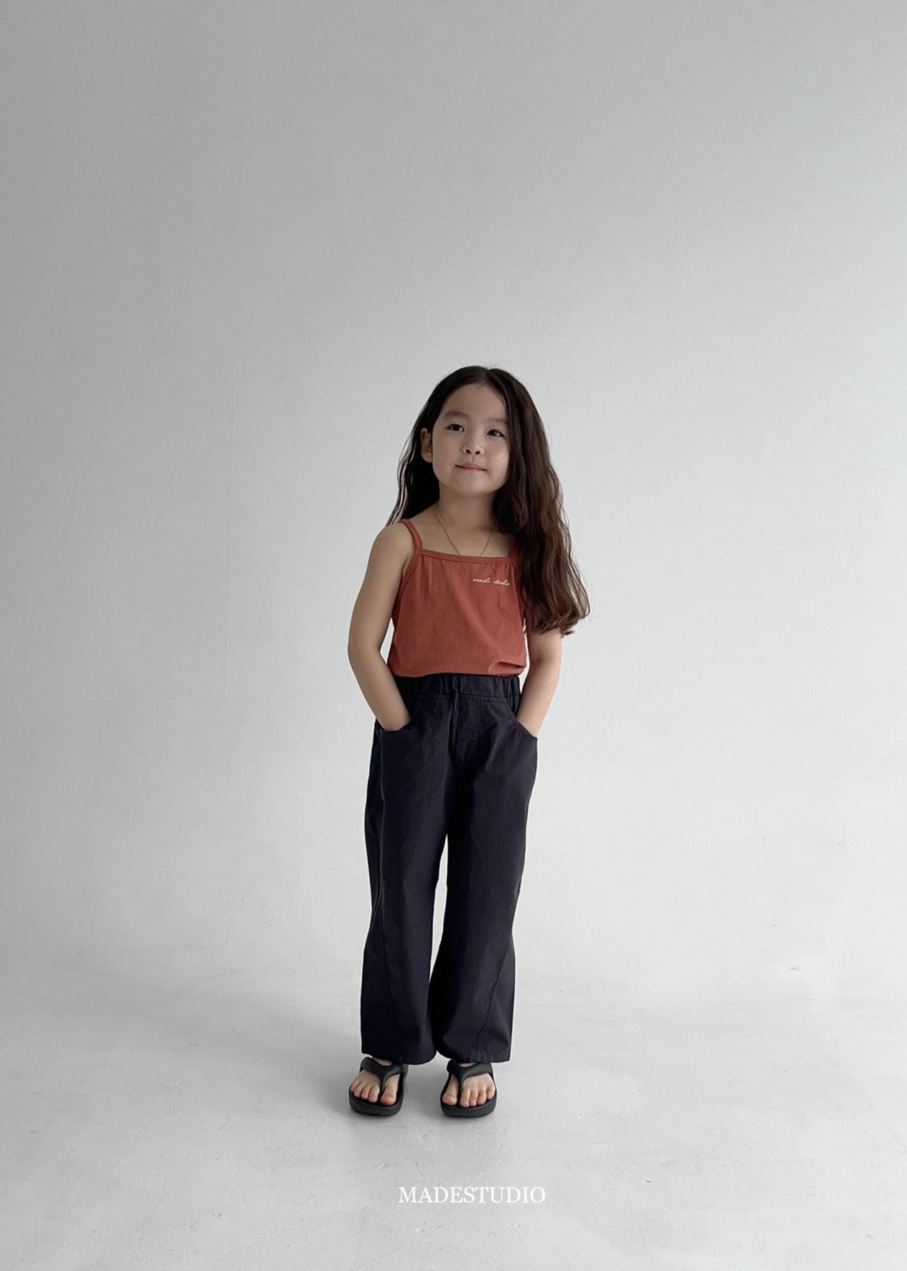 Made Studio - Korean Children Fashion - #kidsshorts - Salt Sleevless Tee - 5
