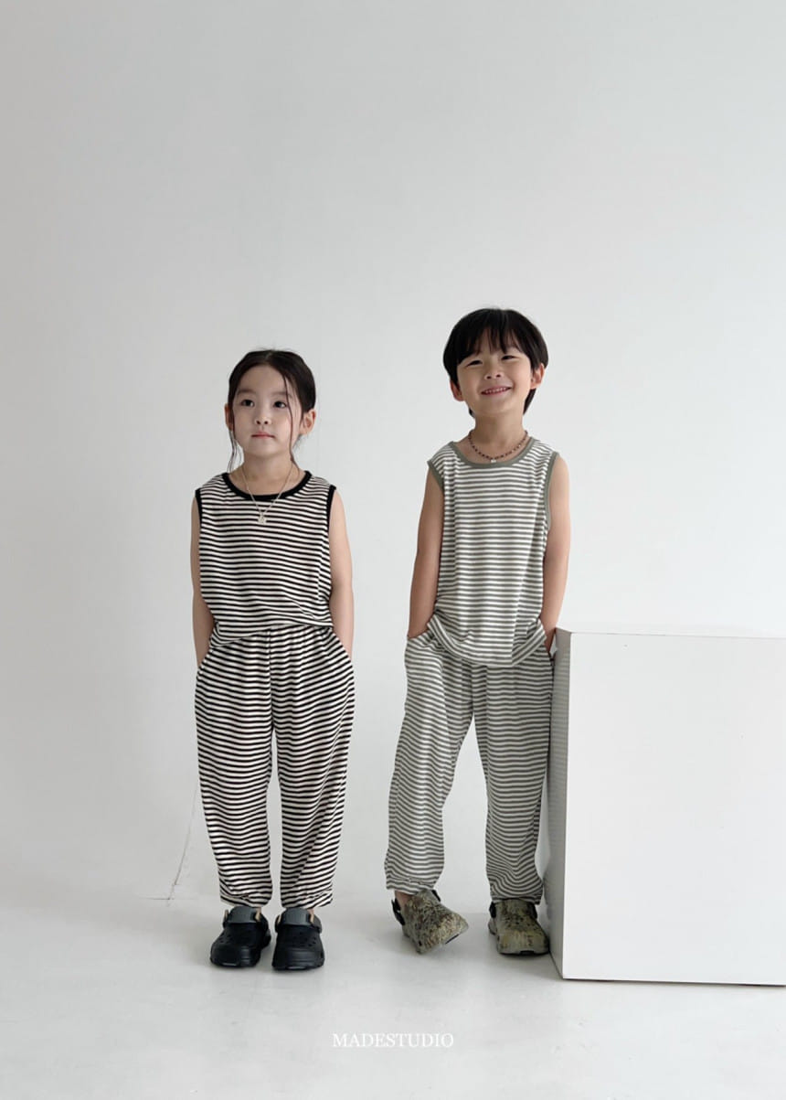 Made Studio - Korean Children Fashion - #magicofchildhood - Choco Sleeveless Tee - 9