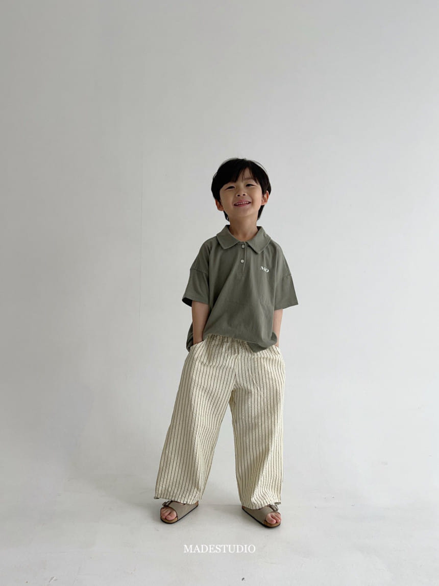 Made Studio - Korean Children Fashion - #minifashionista - Single Collar Tee - 8