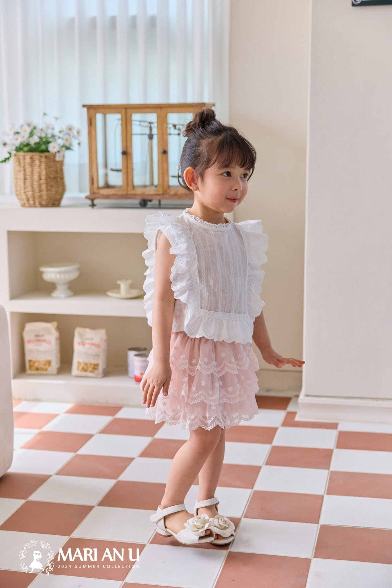 Mari An U - Korean Children Fashion - #Kfashion4kids - Crop Blouse - 2