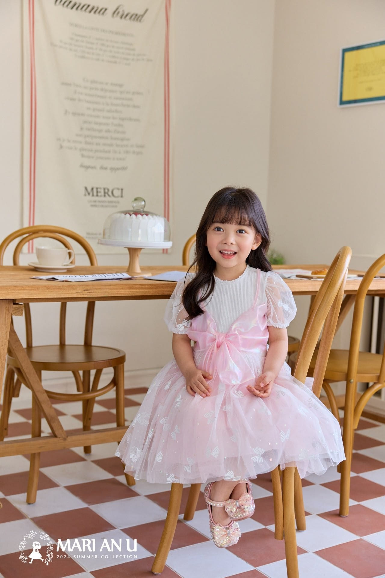 Mari An U - Korean Children Fashion - #childrensboutique - Ribbon One-Piece - 6