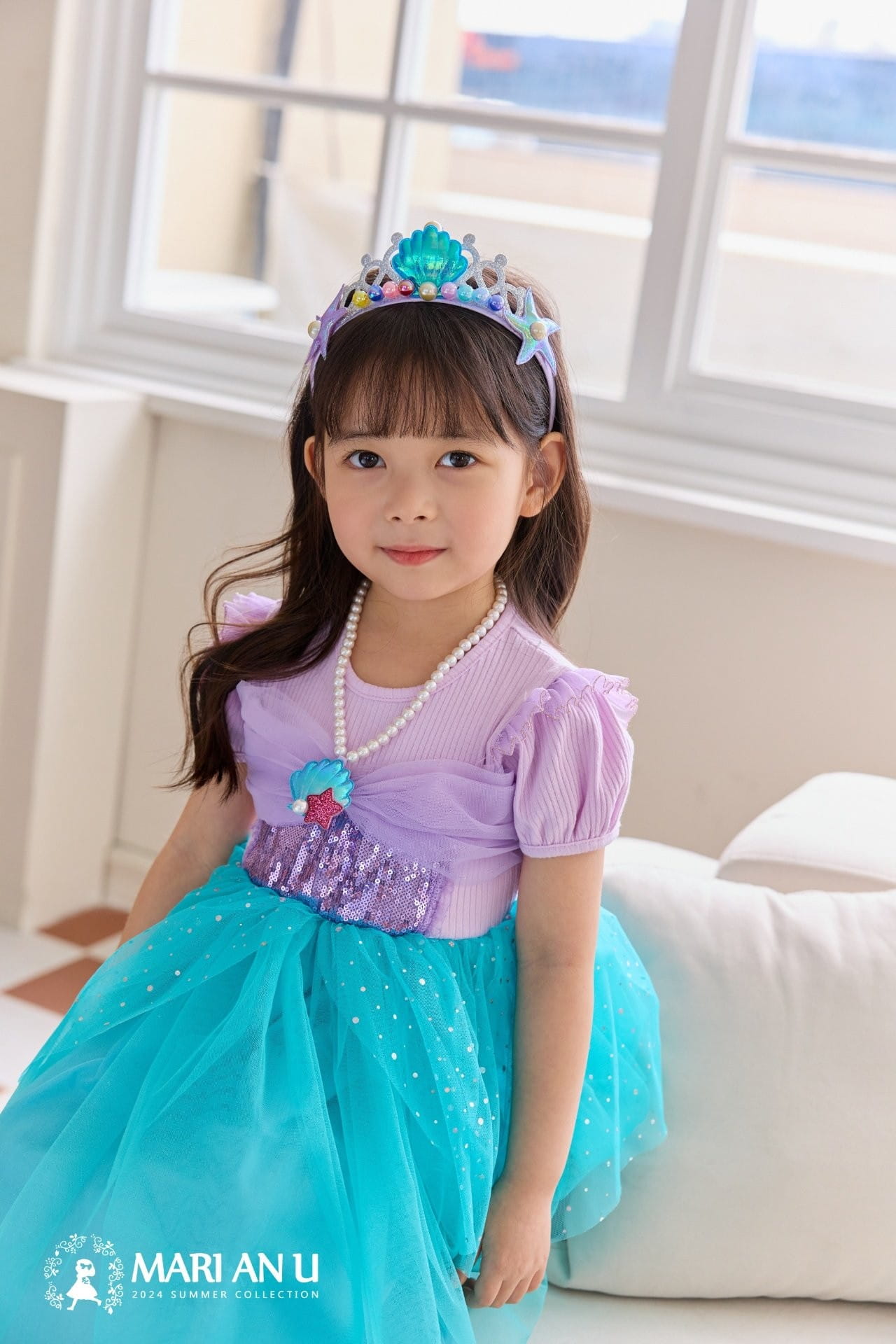 Mari An U - Korean Children Fashion - #childrensboutique - The Little Mermaid Crown