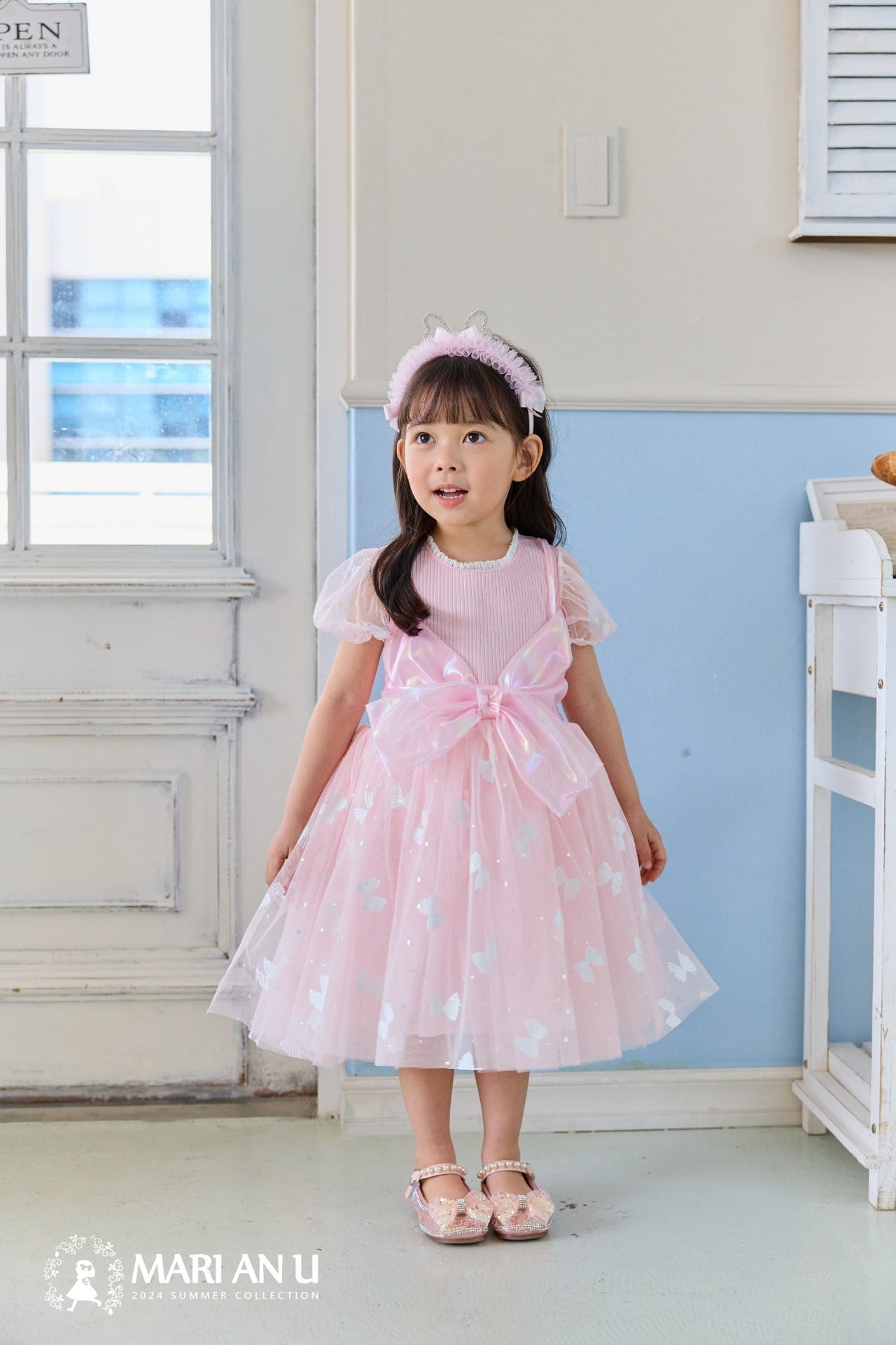 Mari An U - Korean Children Fashion - #designkidswear - Ribbon One-Piece - 7