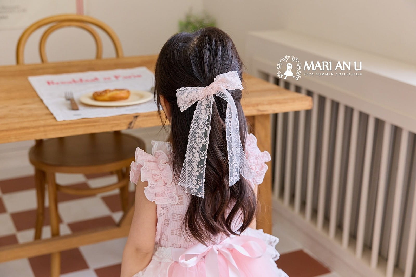 Mari An U - Korean Children Fashion - #kidzfashiontrend - Ribbon Hair Pin - 3