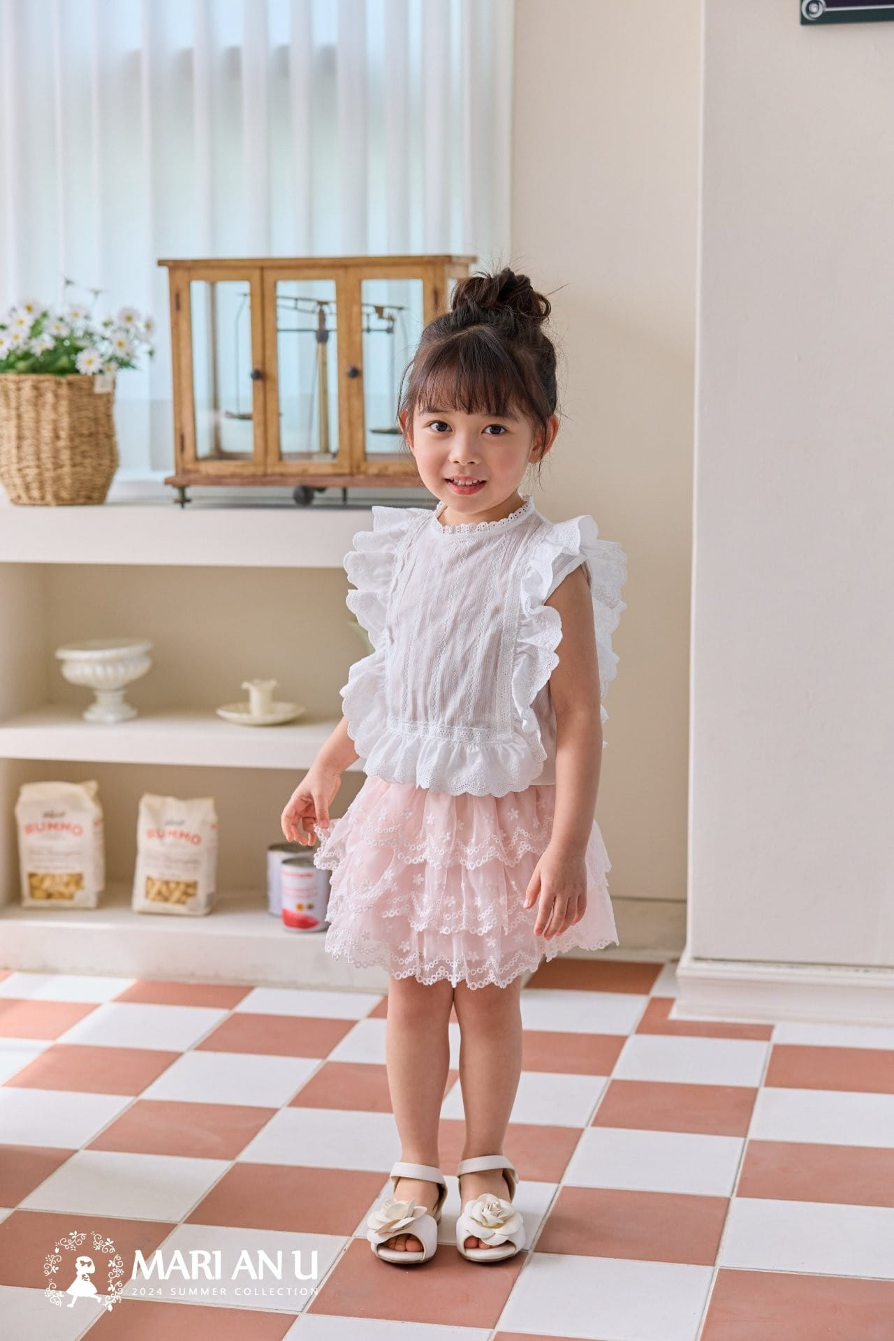 Mari An U - Korean Children Fashion - #kidzfashiontrend - Crop Blouse