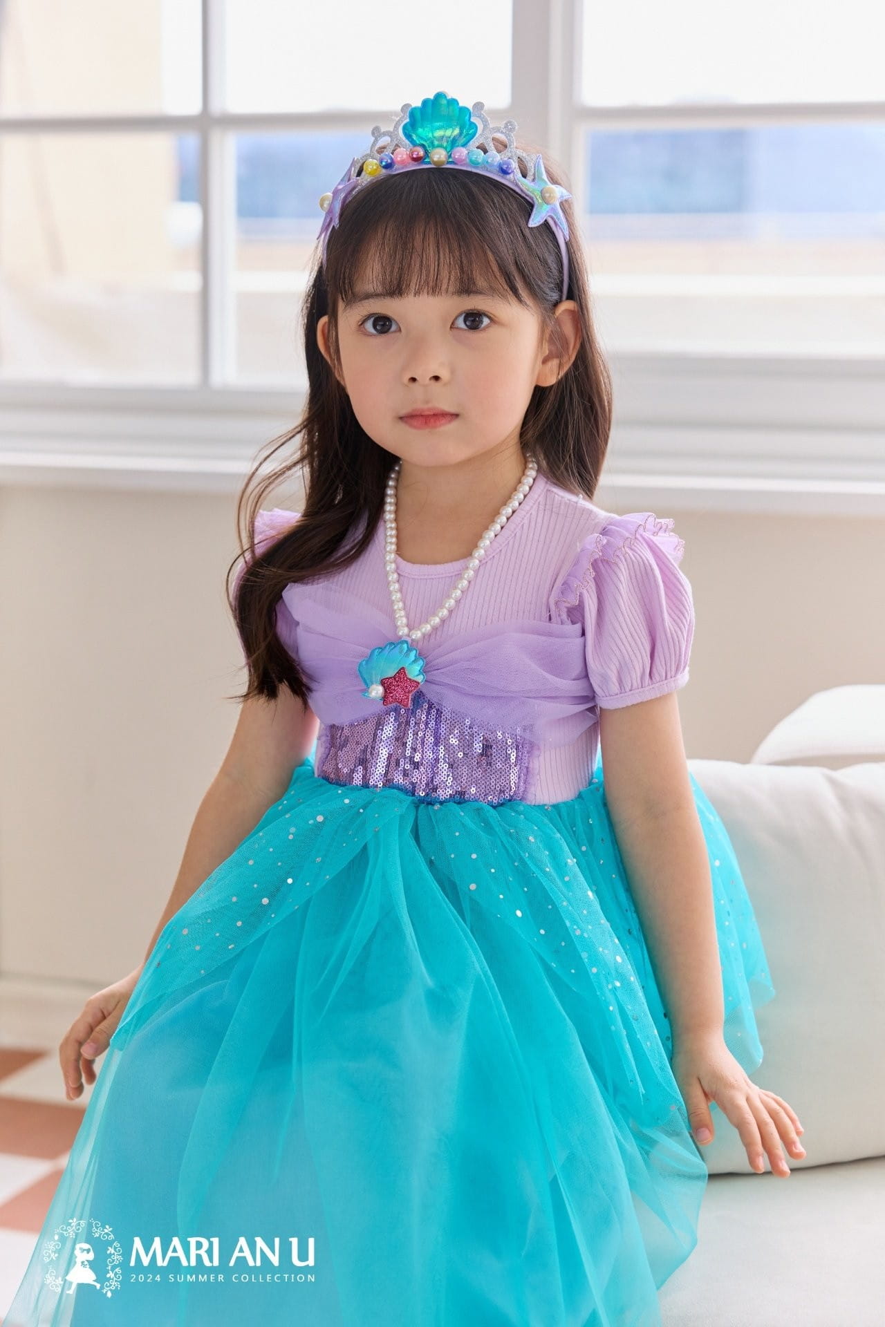 Mari An U - Korean Children Fashion - #littlefashionista - The Little Mermaid One-Piece