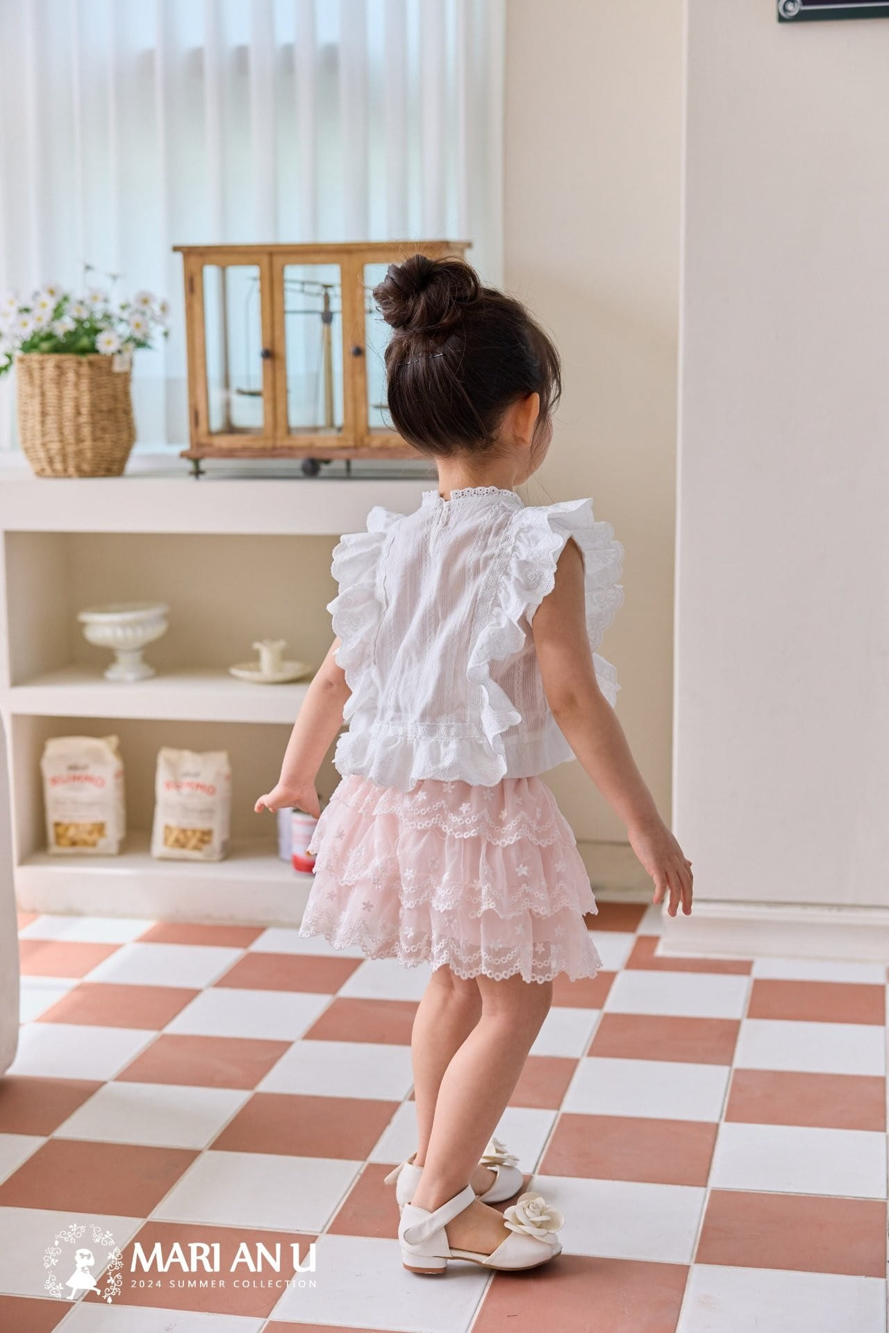 Mari An U - Korean Children Fashion - #littlefashionista - Crop Blouse - 3