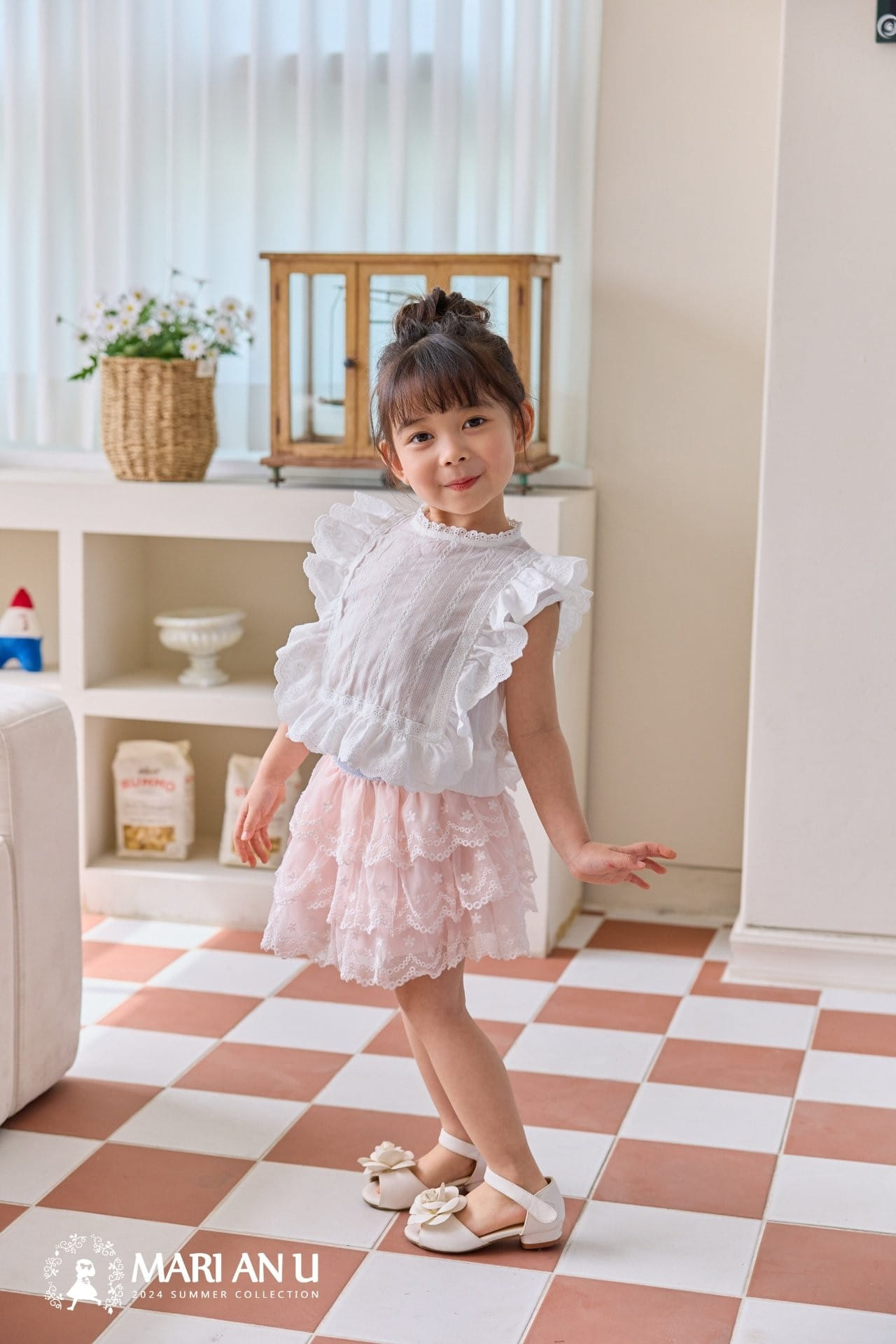 Mari An U - Korean Children Fashion - #minifashionista - Crop Blouse - 5