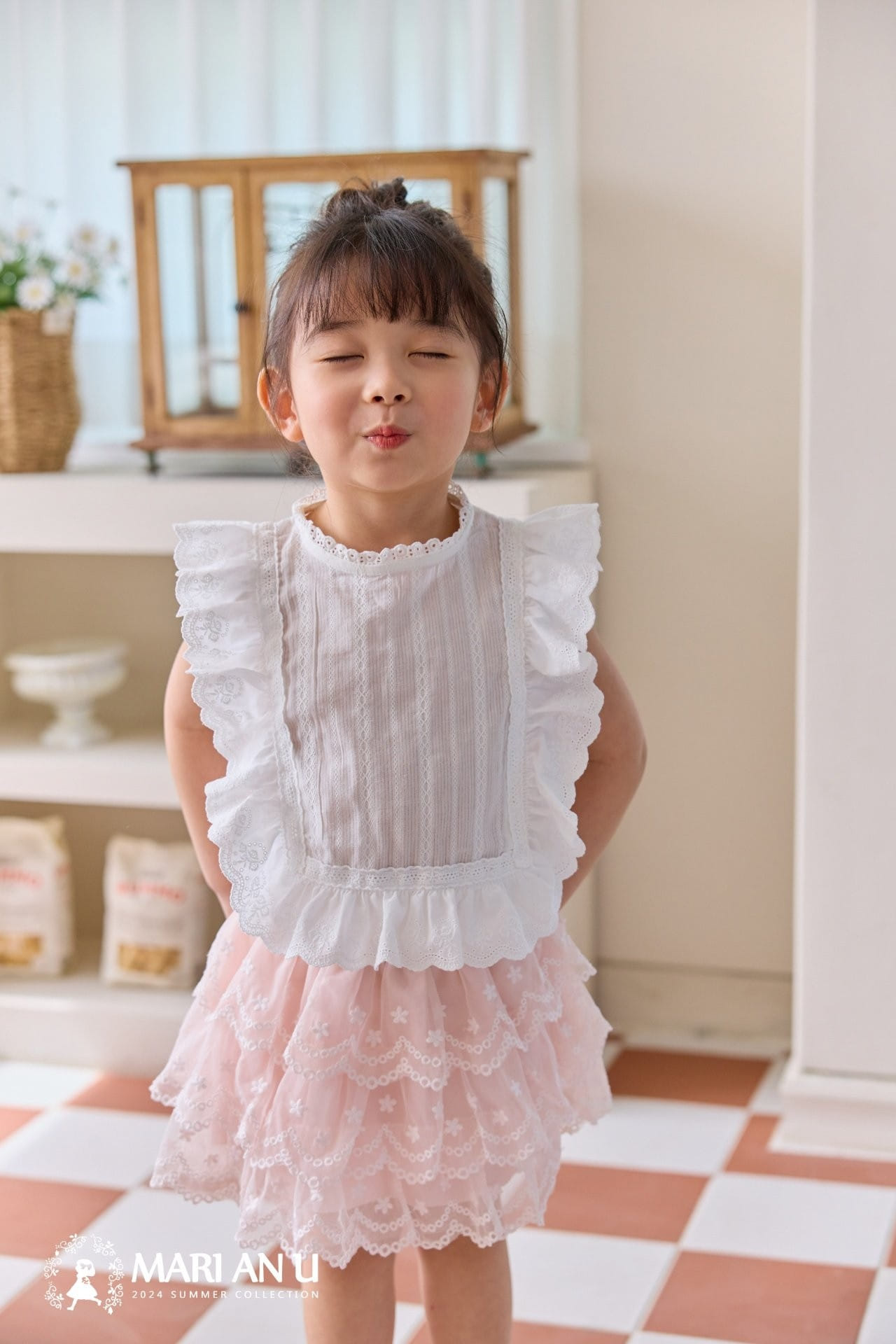 Mari An U - Korean Children Fashion - #stylishchildhood - Crop Blouse - 9