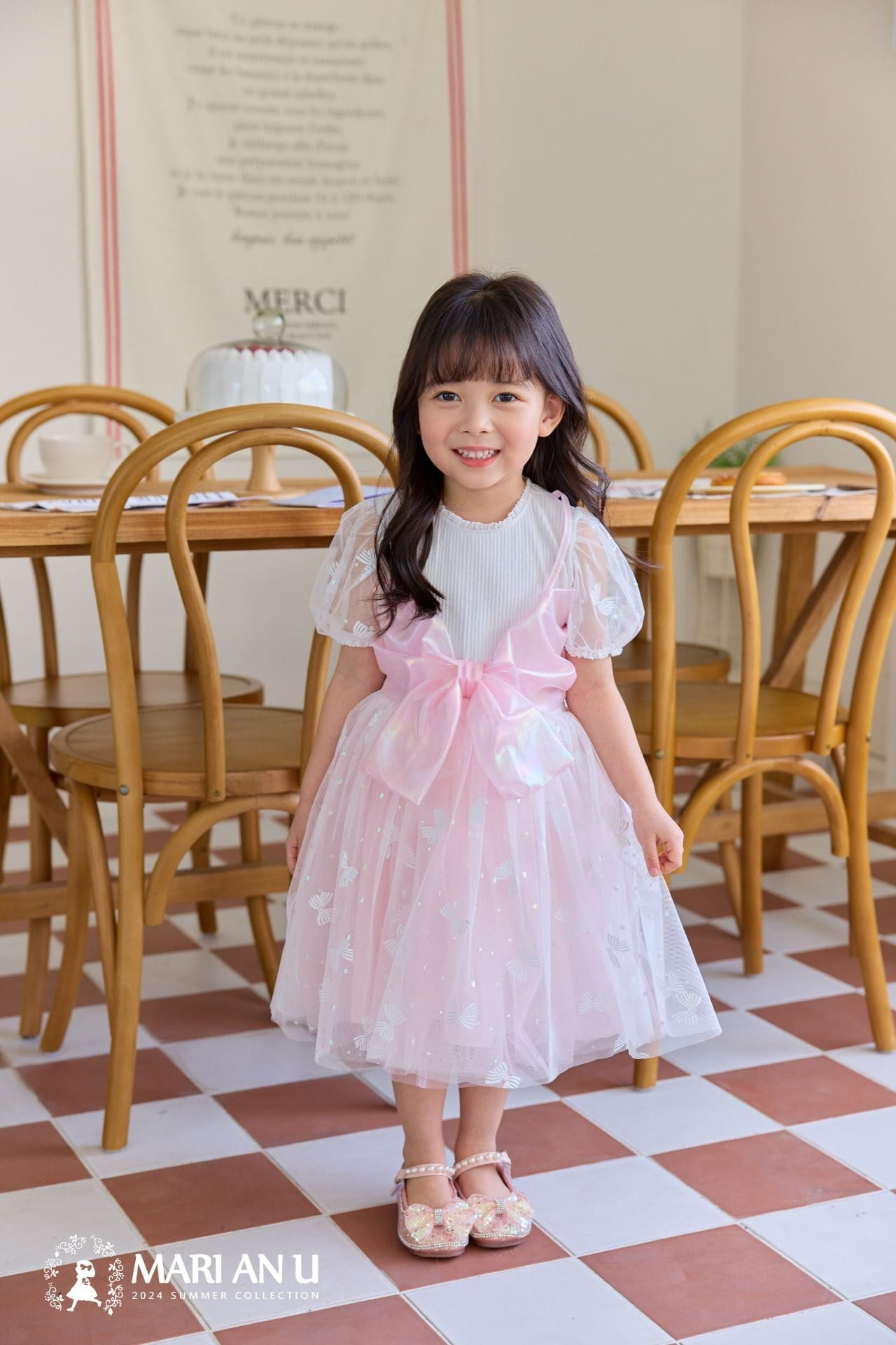 Mari An U - Korean Children Fashion - #todddlerfashion - Ribbon One-Piece - 2