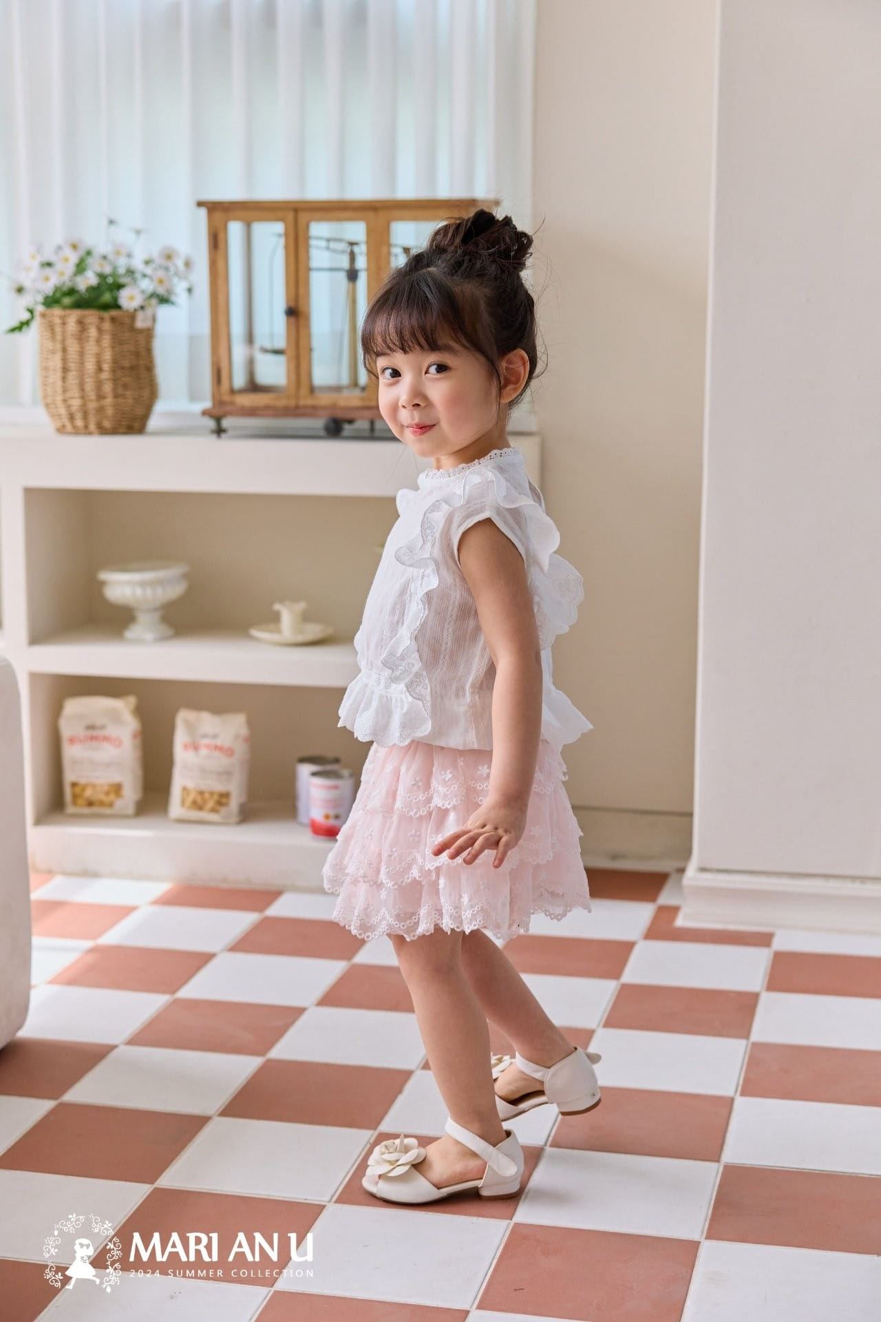 Mari An U - Korean Children Fashion - #todddlerfashion - Crop Blouse - 7