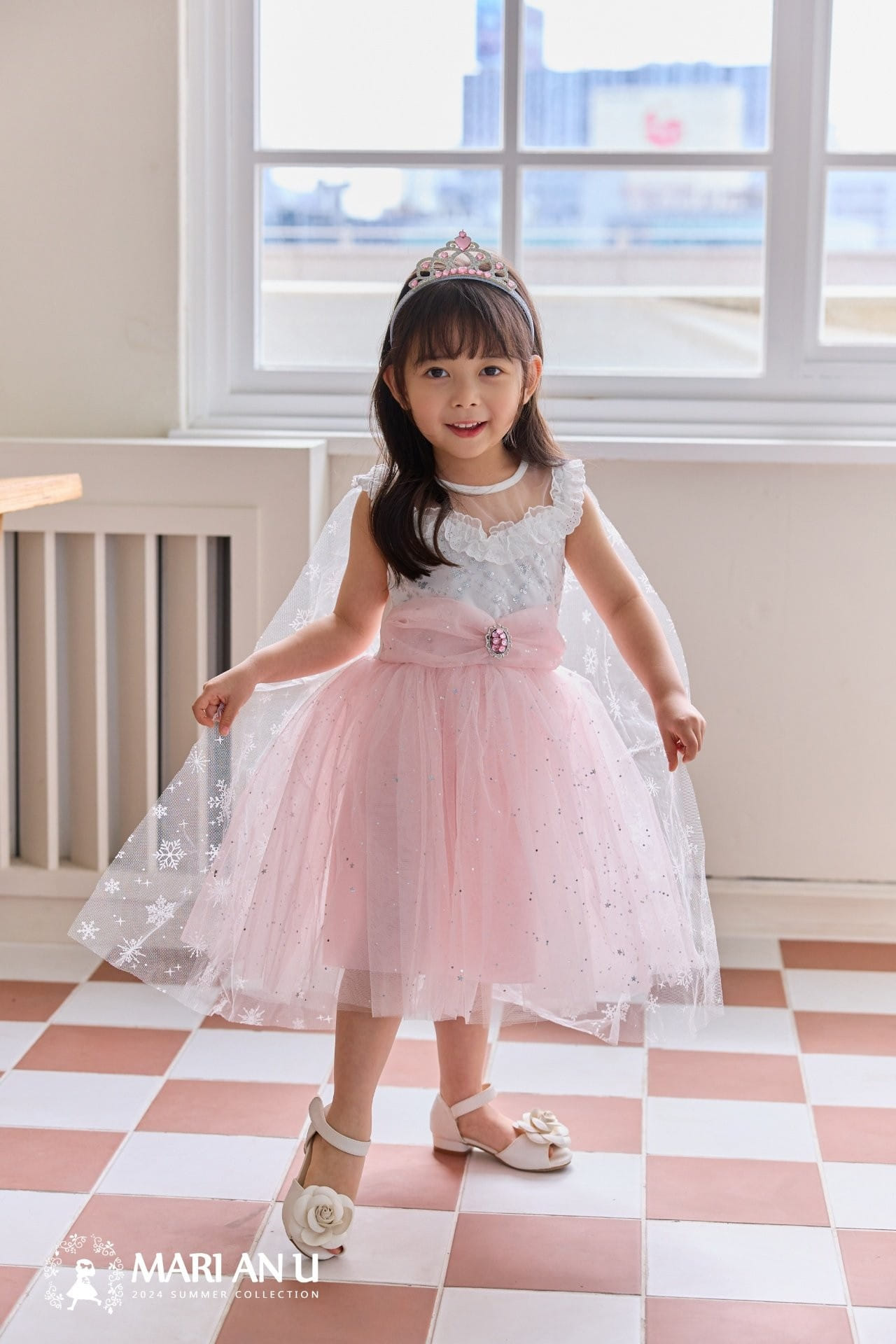 Mari An U - Korean Children Fashion - #toddlerclothing - Bling Princess One-Piece - 5