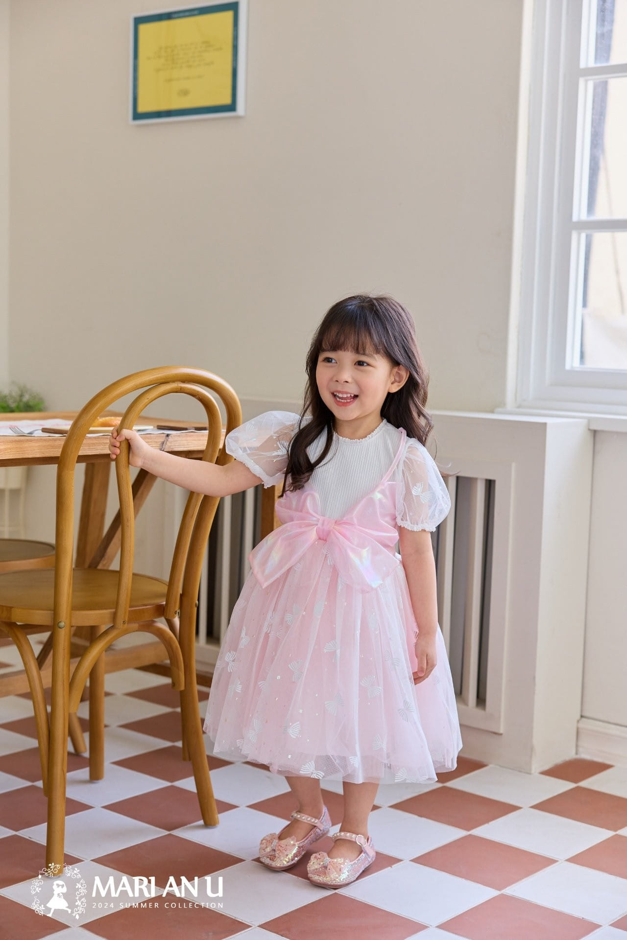 Mari An U - Korean Children Fashion - #toddlerclothing - Ribbon One-Piece - 3