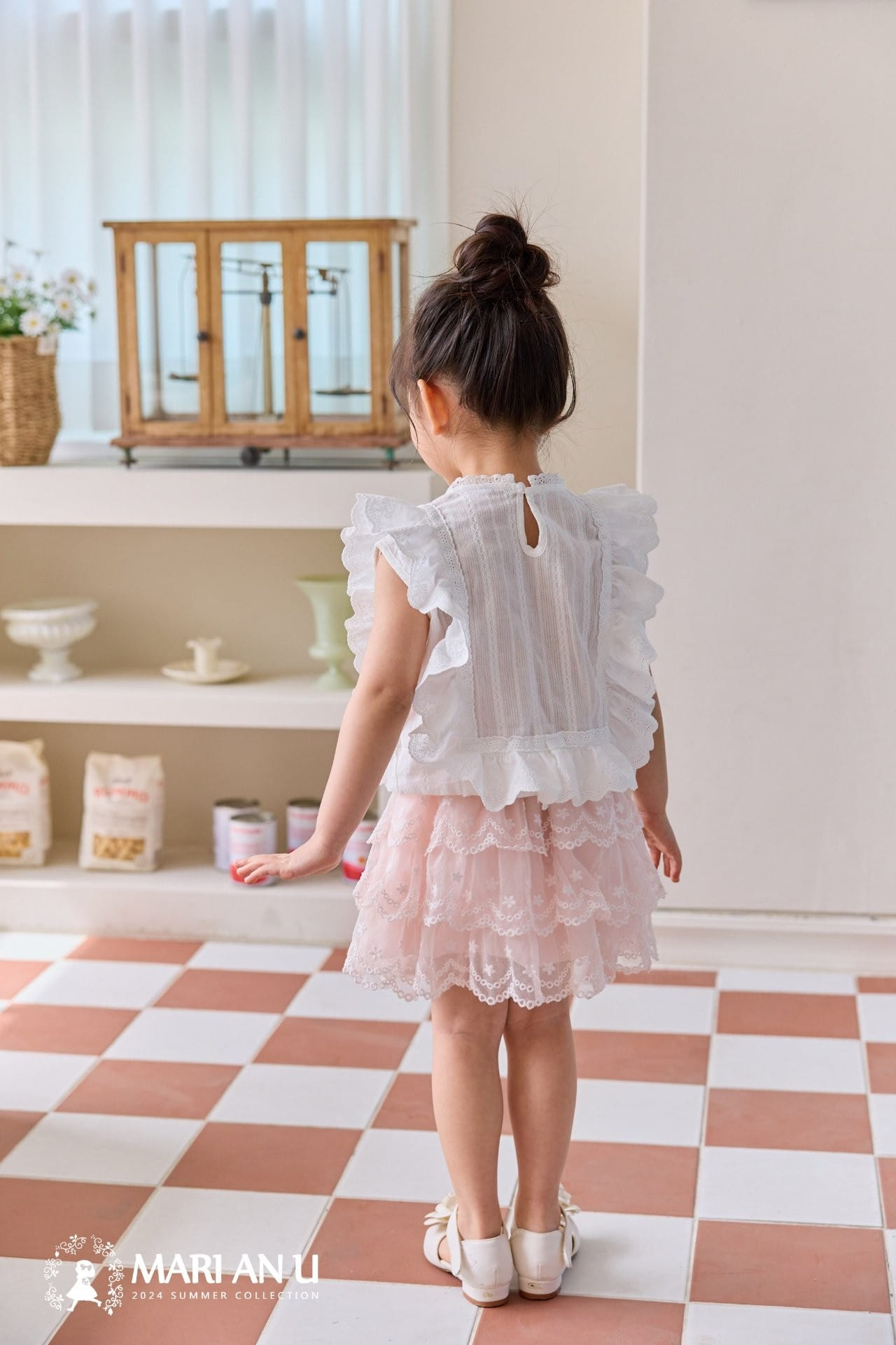 Mari An U - Korean Children Fashion - #toddlerclothing - Crop Blouse - 8