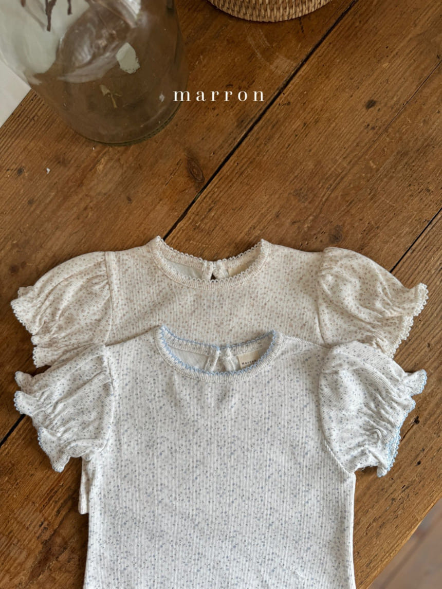 Marron Kid - Korean Baby Fashion - #babygirlfashion - Bubble Tee - 6