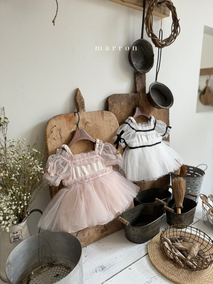 Marron Kid - Korean Baby Fashion - #babyfever - Elizabeth Body Suit - 4