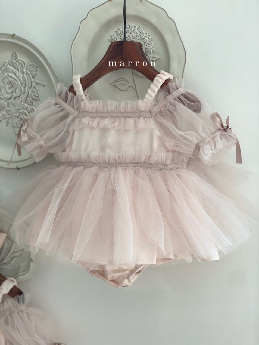 Marron Kid - Korean Baby Fashion - #babyoutfit - Elizabeth Body Suit - 9