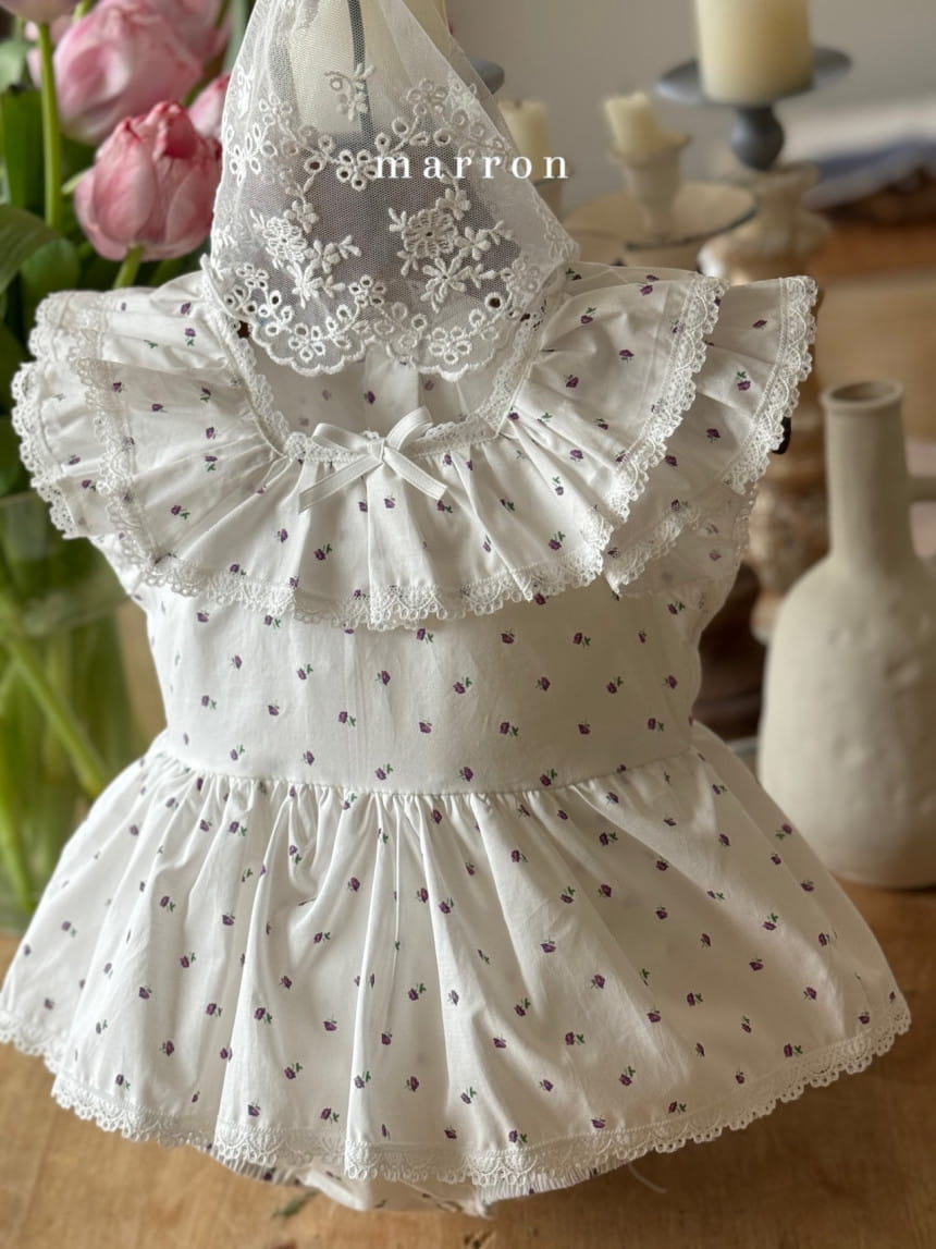 Marron Kid - Korean Baby Fashion - #smilingbaby - Lavender Body Suit - 6