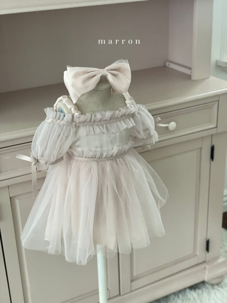 Marron Kid - Korean Children Fashion - #childofig - Elizabeth One-Piece - 9