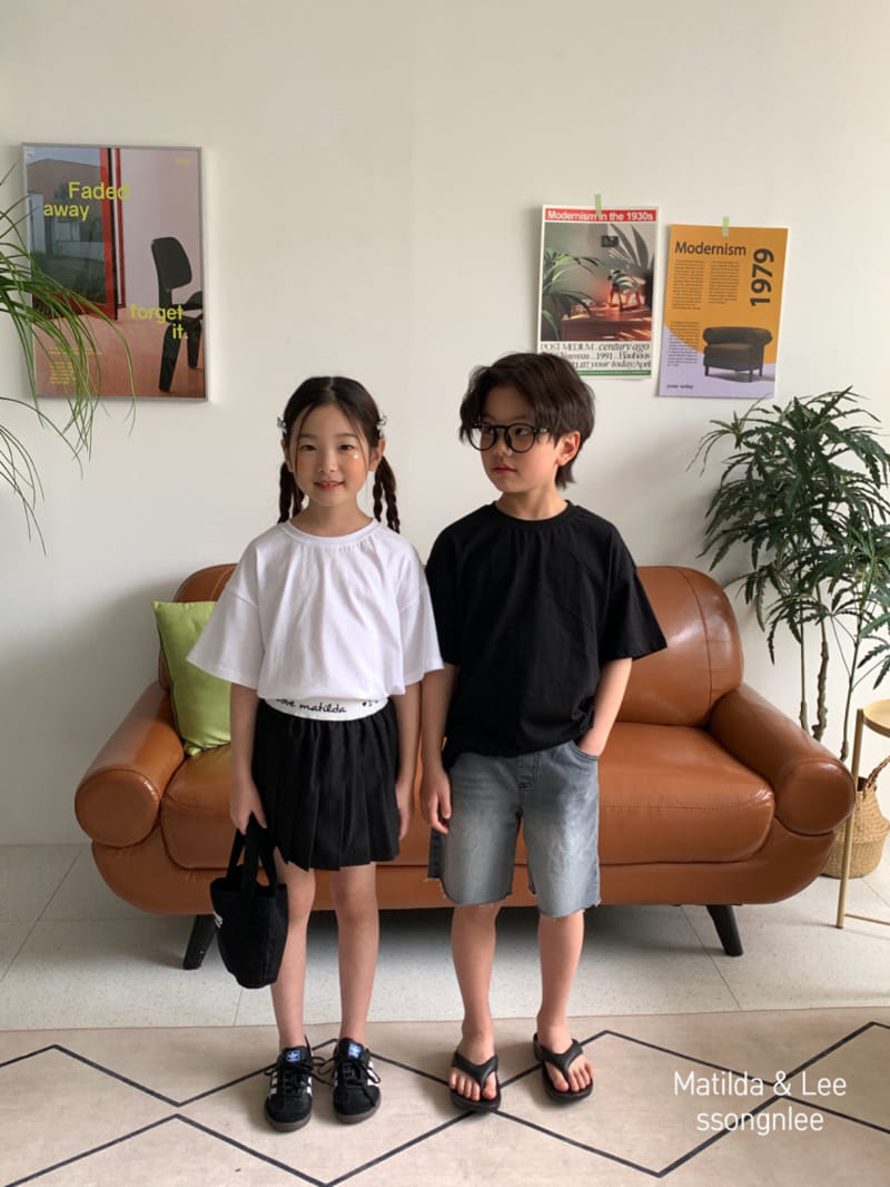 Matilda & Lee - Korean Children Fashion - #Kfashion4kids - Lettering Tee - 5