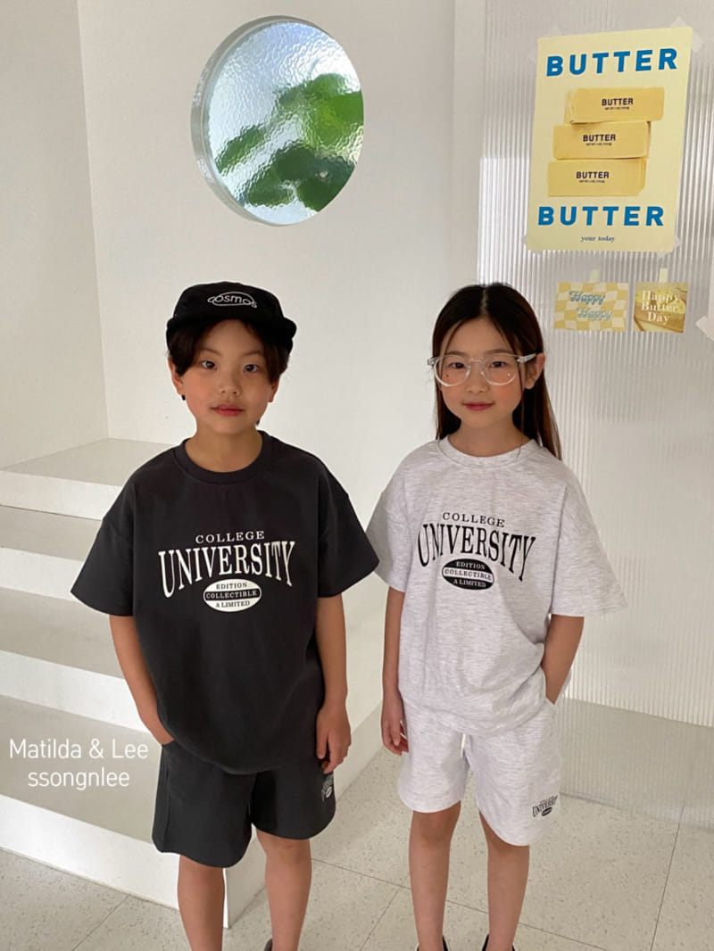 Matilda & Lee - Korean Children Fashion - #Kfashion4kids - Universal Top Bottom Set - 3