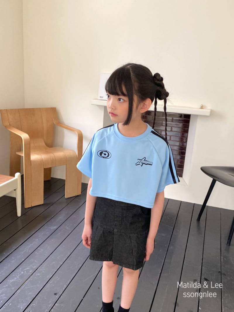 Matilda & Lee - Korean Children Fashion - #childrensboutique - Wrinkle Denim Skirt - 3