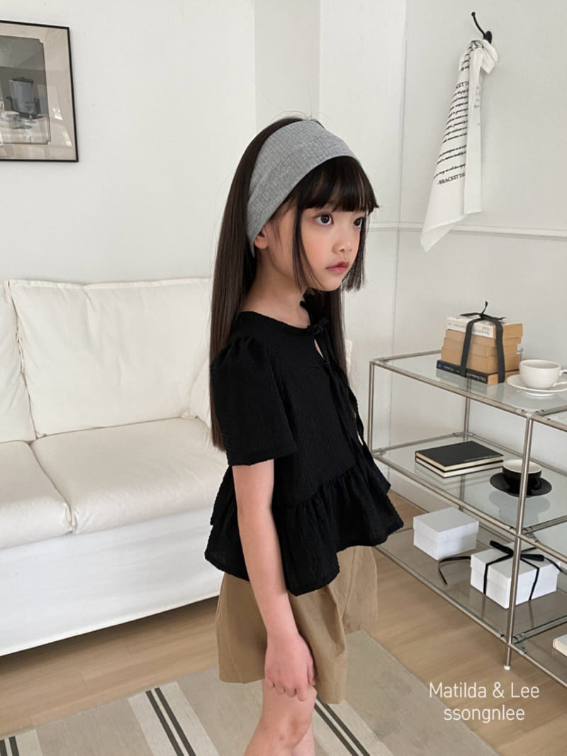Matilda & Lee - Korean Children Fashion - #designkidswear - Ribbon Puff Blanc - 9