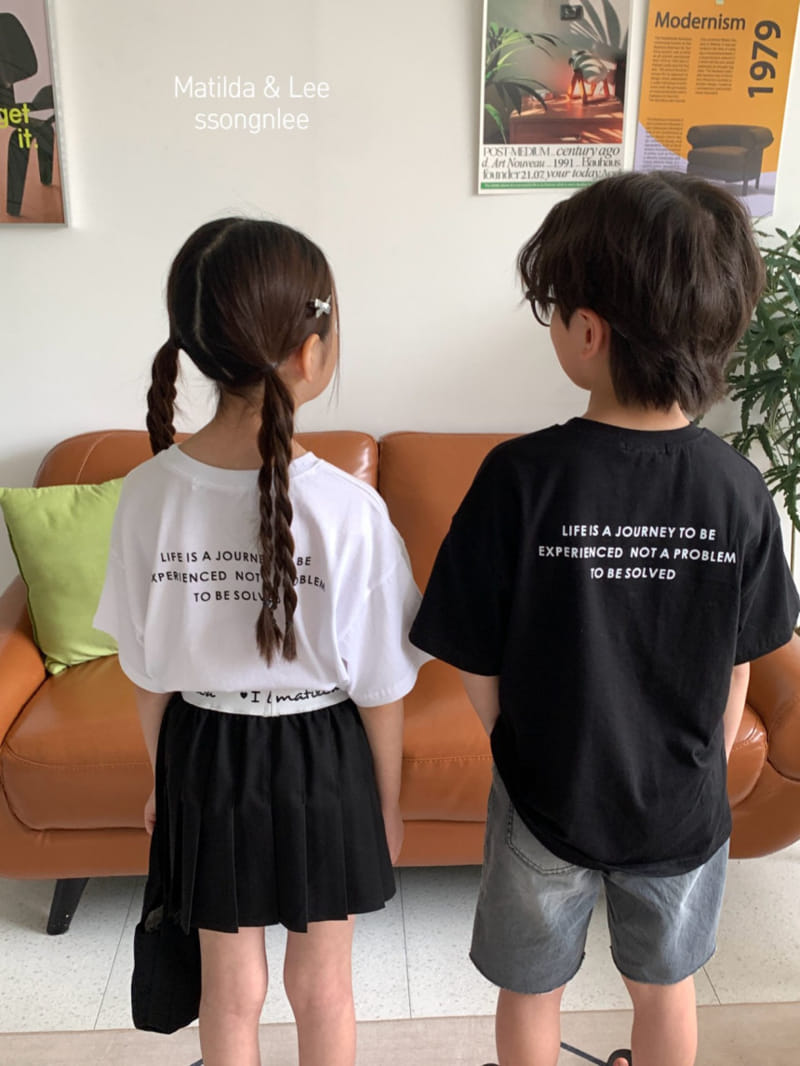 Matilda & Lee - Korean Children Fashion - #fashionkids - Lettering Tee