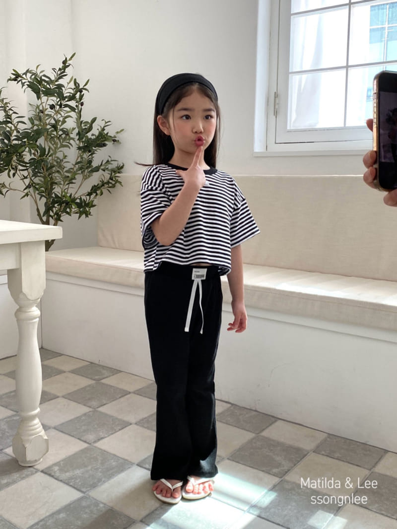 Matilda & Lee - Korean Children Fashion - #fashionkids - Crop ST Tee - 5