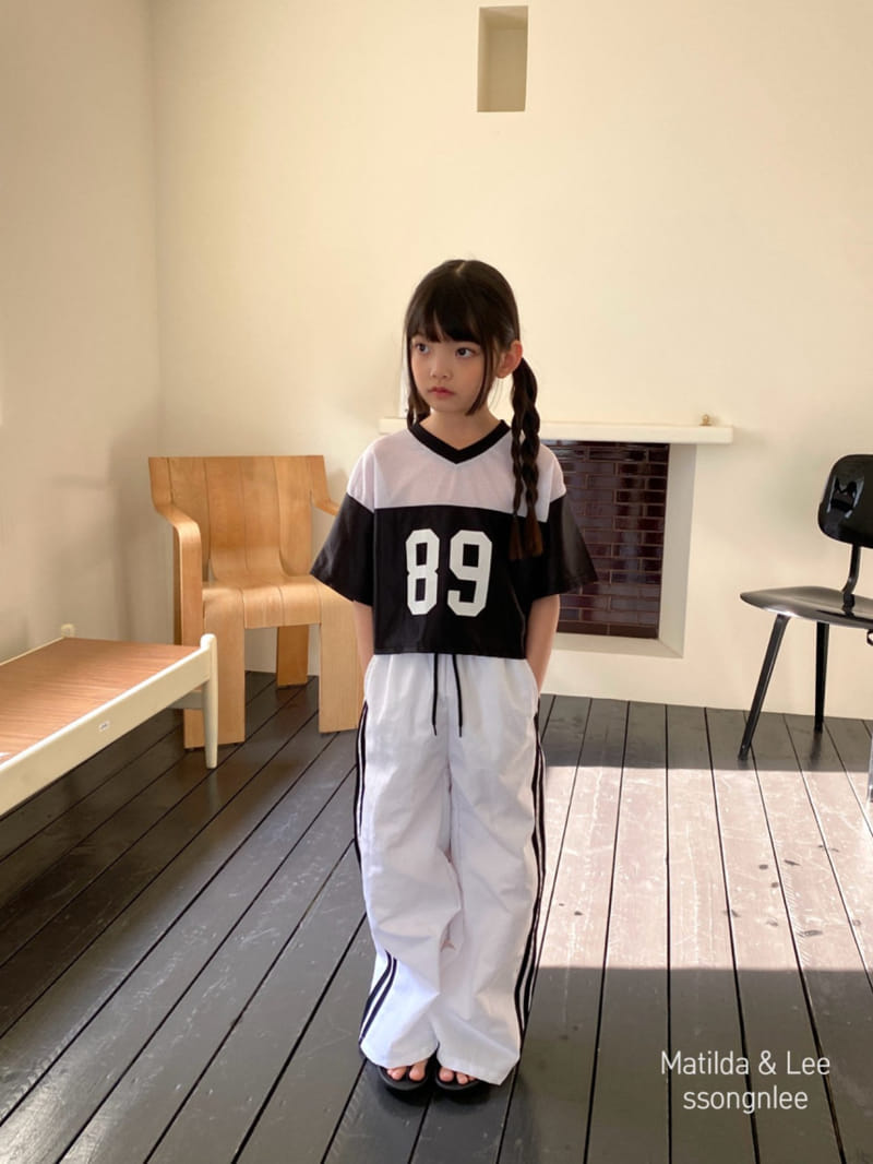 Matilda & Lee - Korean Children Fashion - #kidsstore - Tape Two Line Pants - 8