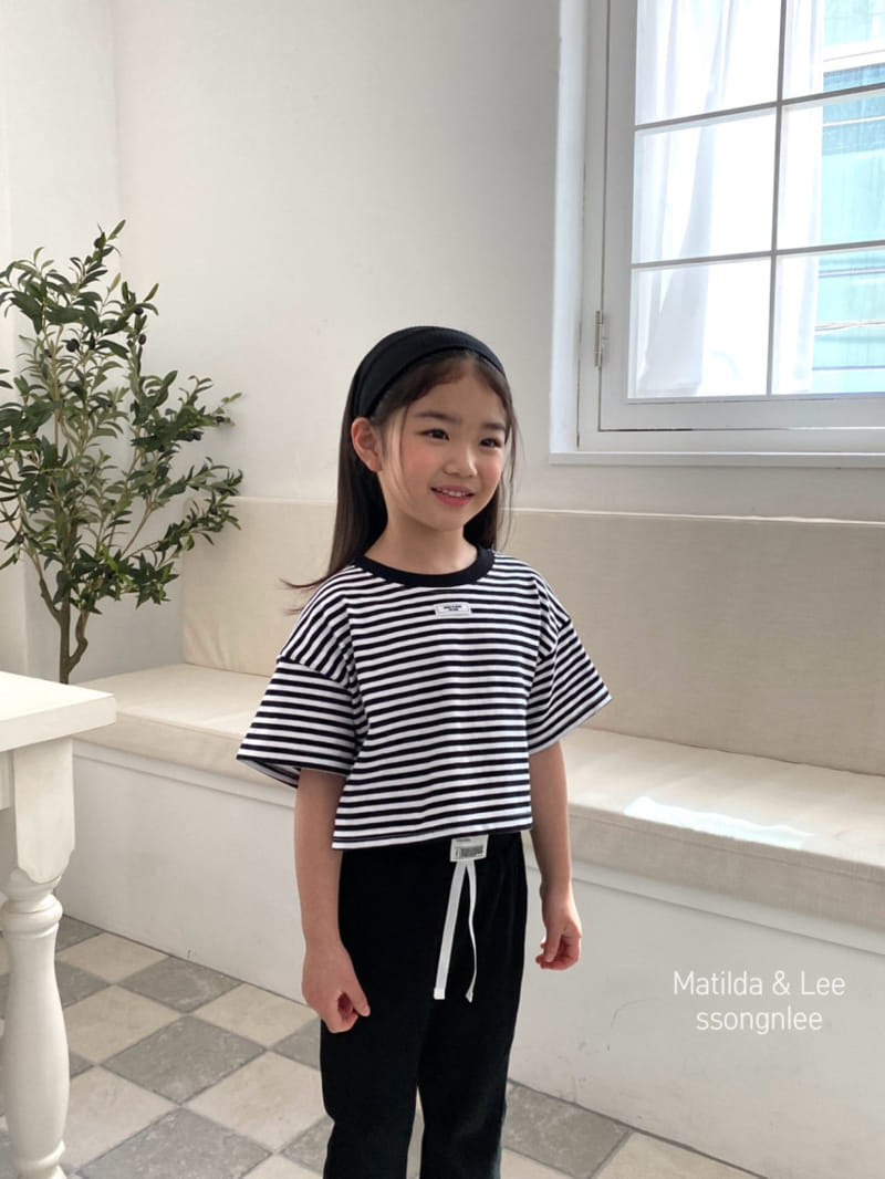 Matilda & Lee - Korean Children Fashion - #kidsstore - Crop ST Tee - 7