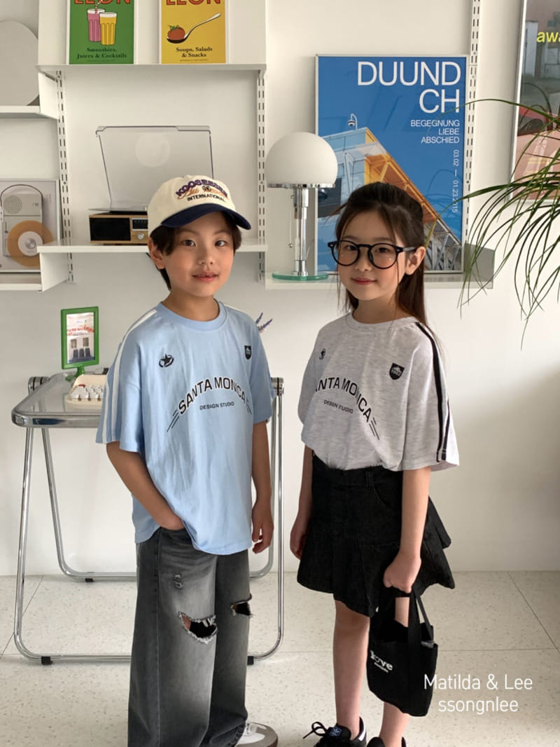 Matilda & Lee - Korean Children Fashion - #kidzfashiontrend - Wrinkle Denim Skirt - 9
