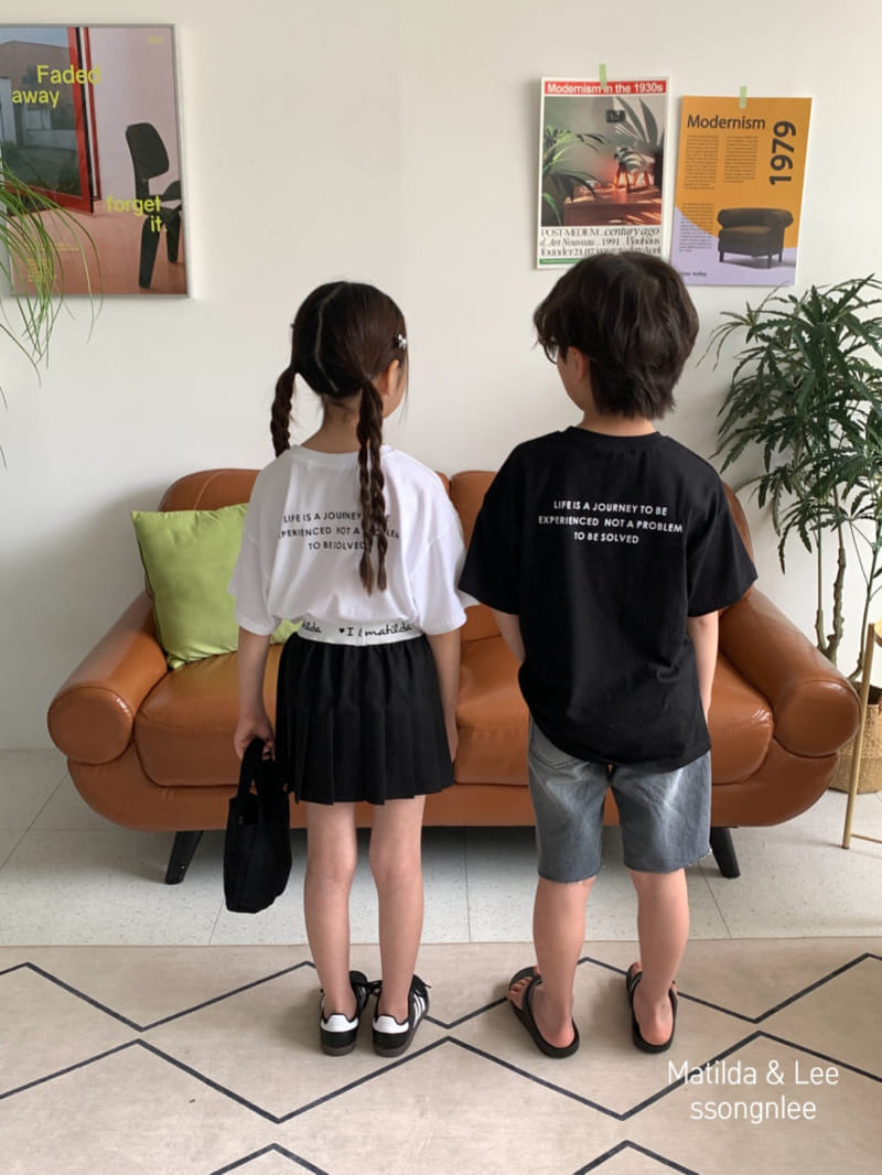Matilda & Lee - Korean Children Fashion - #kidsstore - Lettering Tee - 4