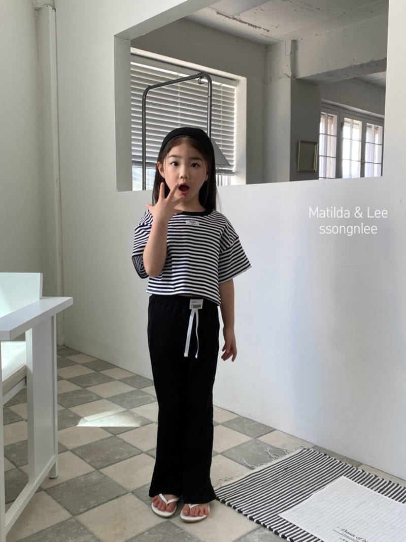 Matilda & Lee - Korean Children Fashion - #kidzfashiontrend - Crop ST Tee - 8