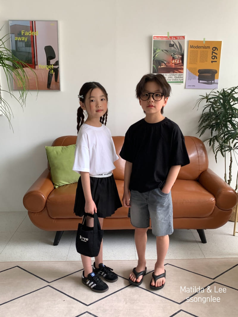 Matilda & Lee - Korean Children Fashion - #littlefashionista - Lettering Tee - 6