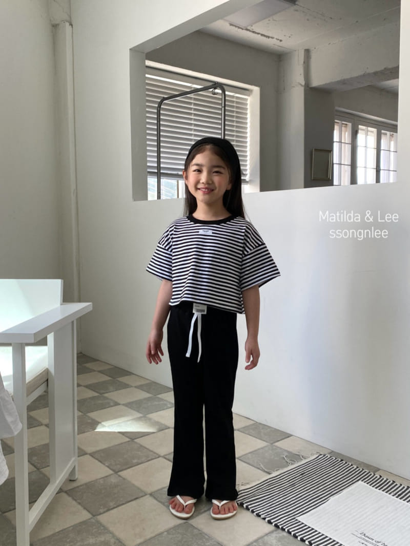 Matilda & Lee - Korean Children Fashion - #littlefashionista - Crop ST Tee - 10