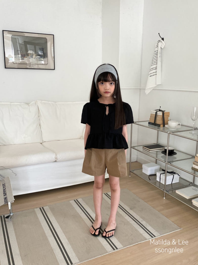 Matilda & Lee - Korean Children Fashion - #magicofchildhood - Ribbon Puff Blanc