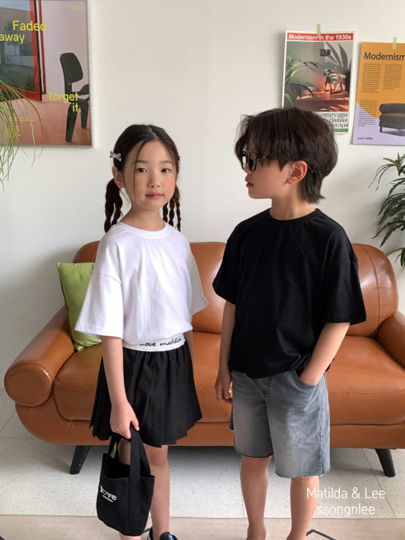 Matilda & Lee - Korean Children Fashion - #magicofchildhood - Lettering Tee - 7