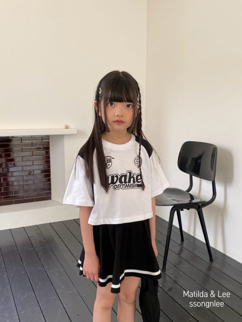 Matilda & Lee - Korean Children Fashion - #minifashionista - Wake Skirt Top Bottom Set - 5