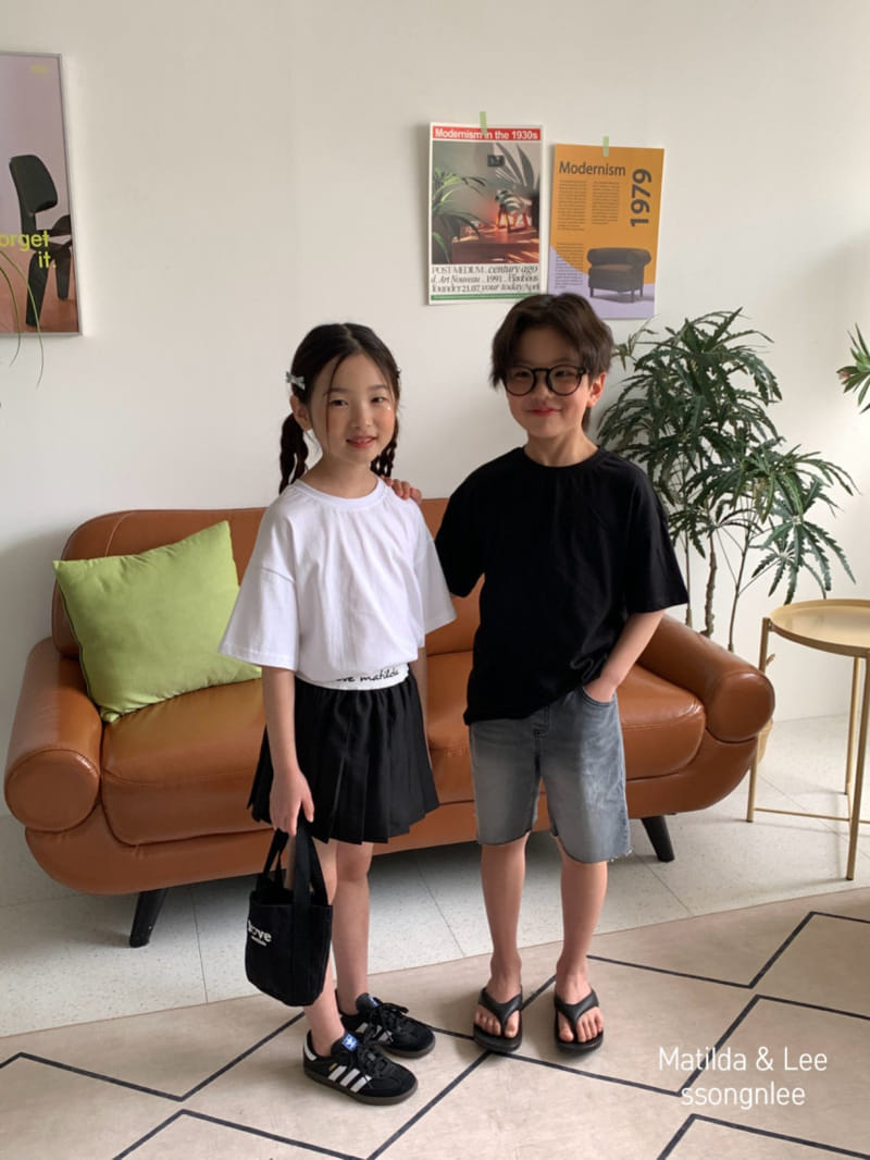 Matilda & Lee - Korean Children Fashion - #prettylittlegirls - Lettering Tee - 9